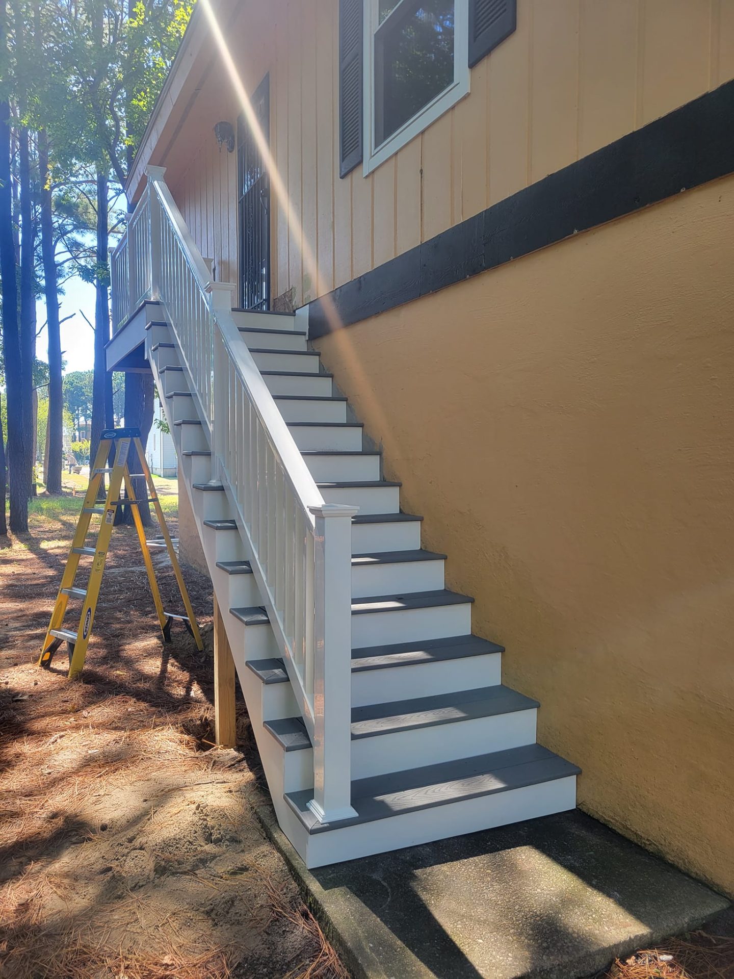 Deck & Stairs After